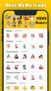 اسکرین شات برنامه XOXO Stickers - WASticker 2024 1