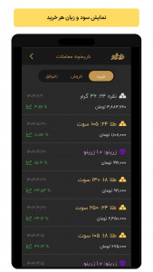 اسکرین شات 5 برنامه طلا و نقره - طلایی شو