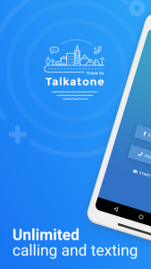 اسکرین شات برنامه Talkatone: Texting & Calling 1