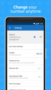 اسکرین شات 4 برنامه Talkatone: Texting & Calling