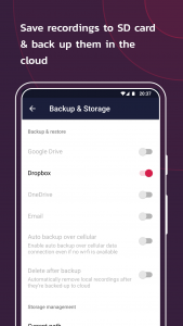 اسکرین شات 4 برنامه Call Recorder - Talker ACR