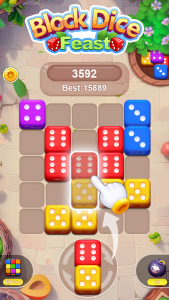 اسکرین شات بازی Block Dice Feast 2