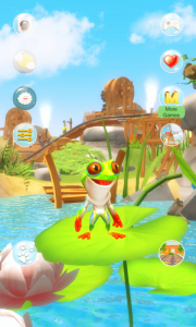 اسکرین شات بازی My Talking Frog 1