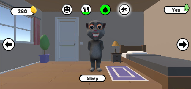 اسکرین شات 6 بازی Talking Jack – Virtual Pet Cat