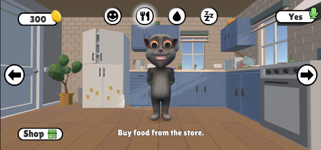 اسکرین شات 3 بازی Talking Jack – Virtual Pet Cat