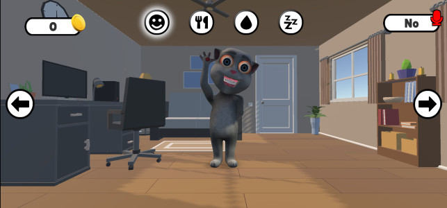 اسکرین شات 2 بازی Talking Jack – Virtual Pet Cat