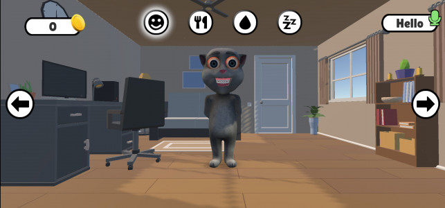 اسکرین شات 1 بازی Talking Jack – Virtual Pet Cat
