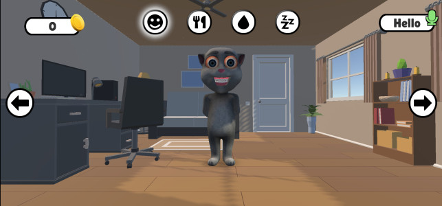 اسکرین شات 1 بازی Talking Jack – Virtual Pet Cat