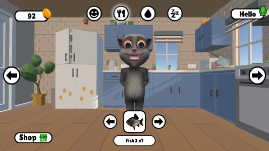 اسکرین شات 5 بازی Talking Thomas – Virtual Pet