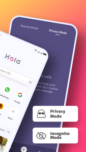 اسکرین شات 2 برنامه Hola-Private&Fast web