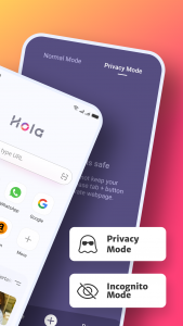 اسکرین شات برنامه Hola Browser-Private&Fast web 2