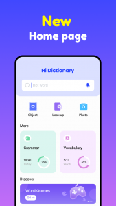 اسکرین شات برنامه Hi Dictionary - Learn Language 1