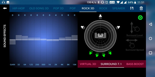 اسکرین شات برنامه Music Player 3D Surround 7.1 6