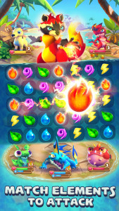 اسکرین شات بازی Monster Tales: Match 3 Puzzle 1