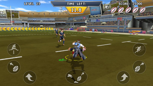 اسکرین شات بازی Rugby: Hard Runner 2