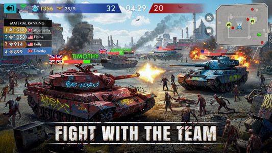 اسکرین شات 3 بازی Doomsday Tank:Zombie PVP Brawl