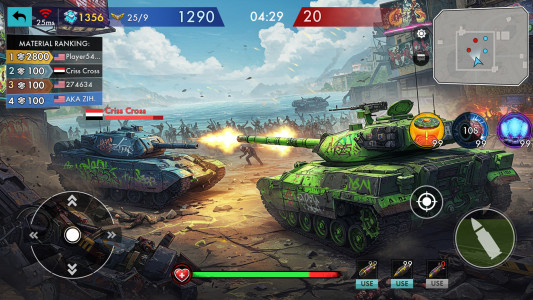اسکرین شات 4 بازی Doomsday Tank:Zombie PVP Brawl