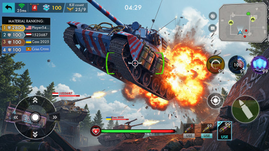 اسکرین شات 2 بازی Doomsday Tank:Zombie PVP Brawl