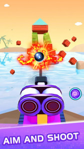 اسکرین شات بازی Color ball blast：merge tank and knock down blocks 2