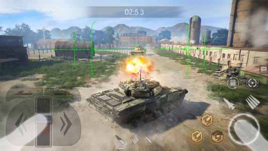 اسکرین شات بازی Clash of Panzer: Tank Battle 1