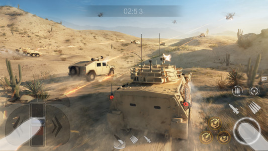 اسکرین شات بازی Clash of Panzer: Tank Battle 4