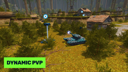 اسکرین شات 2 بازی Tanki Online: PvP Tank Battle