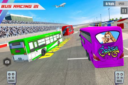 اسکرین شات بازی Extreme Bus Racing: Bus Games 4