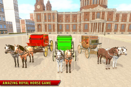 اسکرین شات برنامه Horse Taxi 3D: Horse Games 3