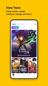 اسکرین شات 1 برنامه Tapas – Comics and Novels