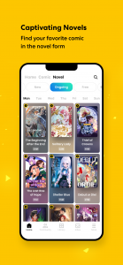 اسکرین شات 4 برنامه Tapas – Comics and Novels