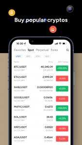اسکرین شات برنامه Tapbit - Buy Bitcoin & Crypto 2