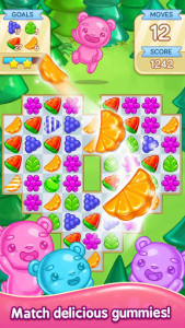 اسکرین شات بازی Gummy Gush: Match 3 Puzzle 1
