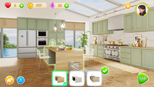 اسکرین شات بازی Homematch Home Design Game 1