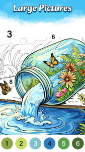 اسکرین شات 7 بازی Color Oasis - Color by Number