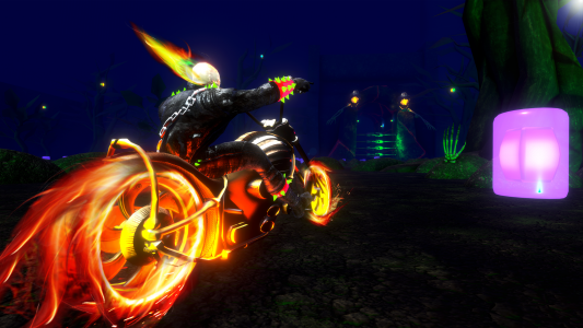 اسکرین شات بازی Scary Ghost Bike Ride 2
