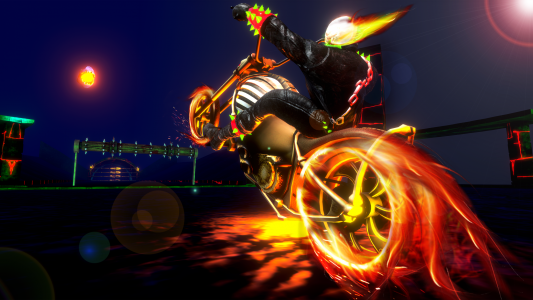 اسکرین شات بازی Scary Ghost Bike Ride 1