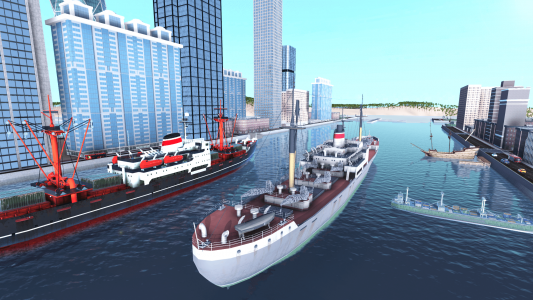 اسکرین شات بازی Cargo Ship Simulator City 3D 1