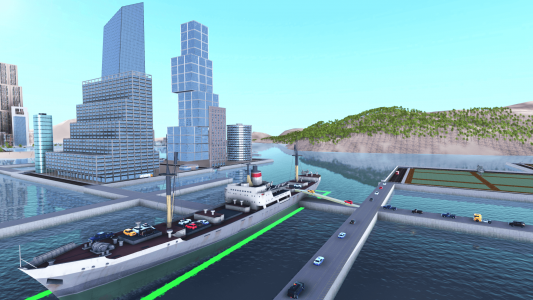 اسکرین شات بازی Cargo Ship Simulator City 3D 3