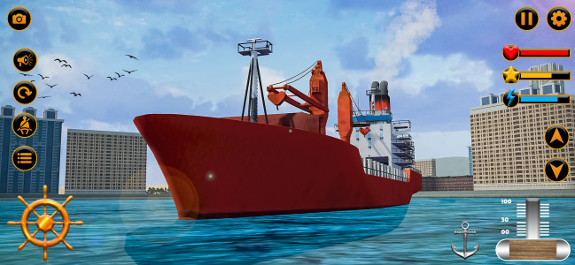 اسکرین شات بازی Cargo Ship Simulator City 3D 4