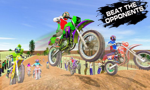 اسکرین شات بازی Dirt Track Racing Moto Racer 1