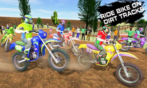 اسکرین شات بازی Dirt Track Racing Moto Racer 4