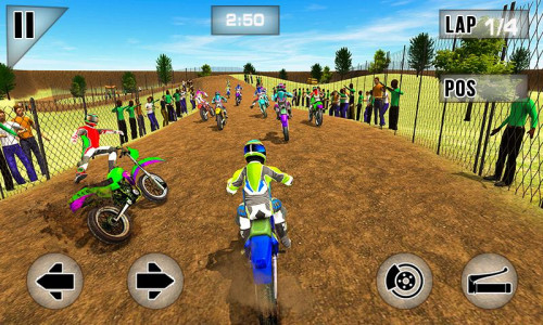 اسکرین شات بازی Dirt Track Racing Moto Racer 3