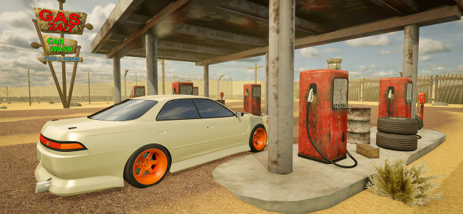 اسکرین شات بازی Gas Station Car Parking 3D 2