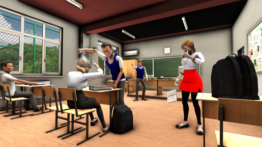 اسکرین شات 2 بازی Bad Guys at School: Bad Boy 3D