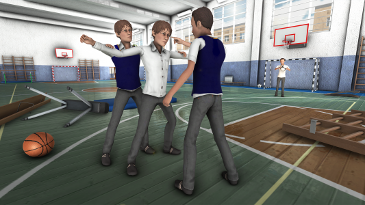 اسکرین شات 3 بازی Bad Guys at School: Bad Boy 3D