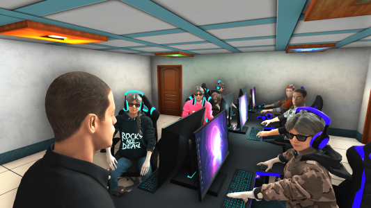 اسکرین شات بازی Internet Gaming Cafe Job Sim 4