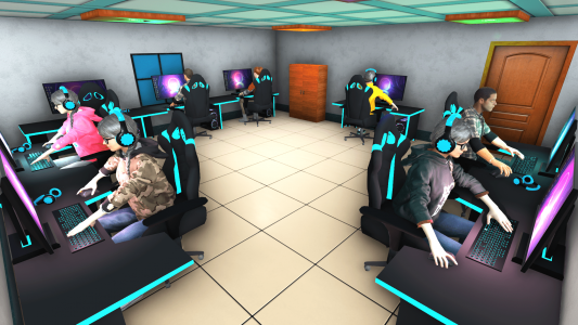 اسکرین شات بازی Internet Gaming Cafe Job Sim 1