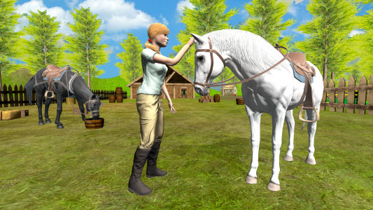 اسکرین شات بازی Wild Horse Riding Simulator 1