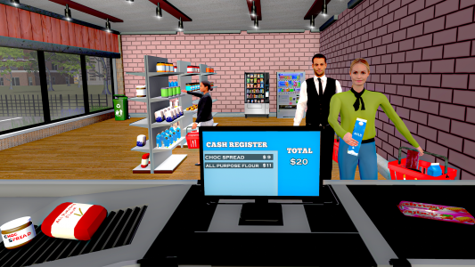 اسکرین شات بازی Supermarket Store Manager Game 4