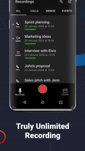 اسکرین شات برنامه TapeACall: Call Recorder 2
